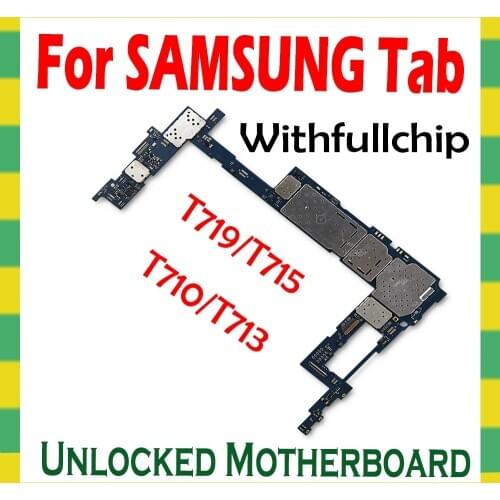 For Samsung Galaxy Tab S2 T710 T713 T715 T719 Motherboard wifi 4g WLAN Unlock Mainboard Android system Logic Board mother boa