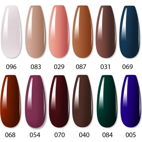 12pcs Gel Kit Nail Polish Set for Nails Glitter Gel Varnishes Kit 8ml Semi Permanent Soak Off UV Varnish Hybrid Lacquer Nail Art