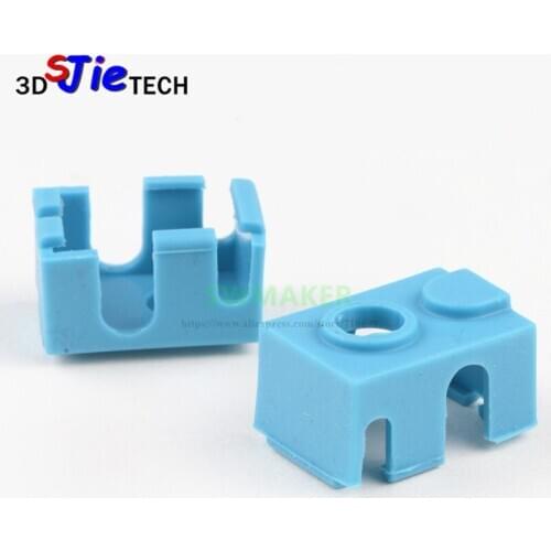 2pcs New PT100 Block Silicone Sock upgrade instead ceramic insulation for Reprap Titan Prusa i3 V6 Ultimaker hotend fast ship