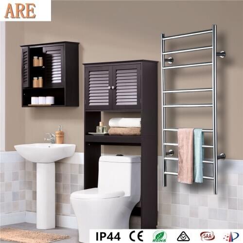 Stainless steel 304 ladder style wall mounted towel warmer Rack electric towel dryer heated towel rail HZ-927A