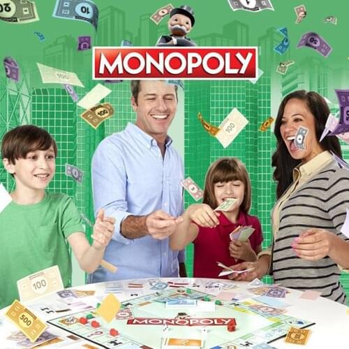 Educational Fun Portable Toy C1009 Monopoly Real Estate Tycoon Board Game Toy Family Game For 2 To 6 Players