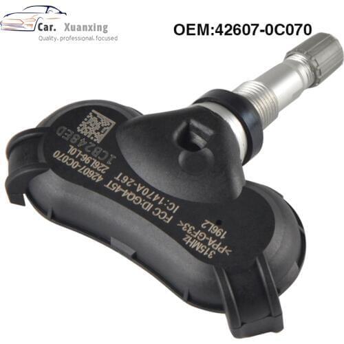 Oem 426070C070 Tire Pressure Sensor Monitoring System TPMS 315Mhz for TOYOTA SIENNA SEQUOIA TUNDRA 2006-2017 42607-0C070