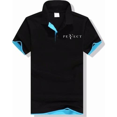 2021New Polo Shirt RF roger federer logo Cotton Polo shirt Short Sleeve High Quantity polo shirts R