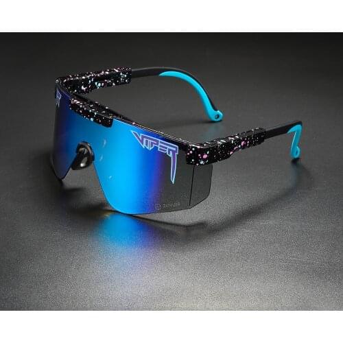 Pit Viper Oversized Sunglasses for Men Cool UV400 One Piece Shades TR90 Unbreakable Frame Z87 Lens Sports Glasses With Free Box