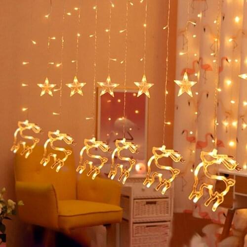 LED Lamp String 2021 Christmas Decorations for Home Christmas Party Decoration Christmas Ornaments Navidad New Year Decoration
