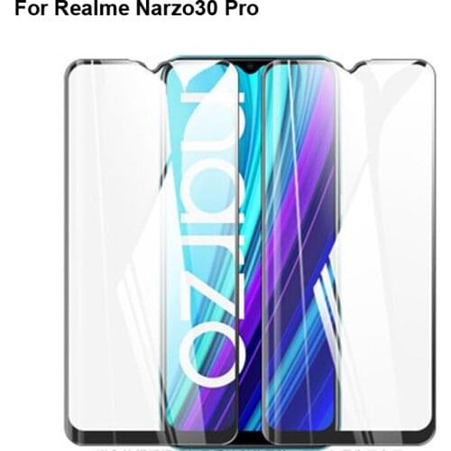1PC For Realme Narzo30 Pro 3D Tempered Glass Film Screen Protector Protective Full Cover Protection For Realme Narzo 30 Pro