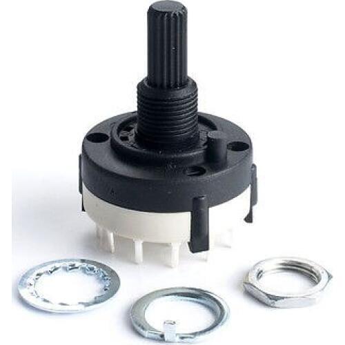 10pc,3 Pole 2 Position PANEL Custom Wiring DIY AMPLIFIER ROTARY SWITCH 3P2T