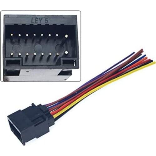 16pin Car Radio Stereo Wire Harness Plug Cable Female for -Chevrolet Aveo/LOVA(Sedan)/Chery/LANDWIND Fashion Aftermarket