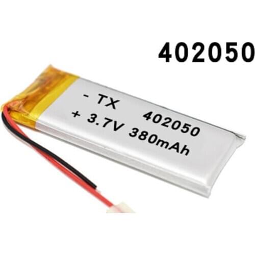 402050 420mah Lipo cells 3.7V Lithium Polymer Rechargeable Battery For MP3 GPS DVR car recorder Bluetooth headset Toy batteries