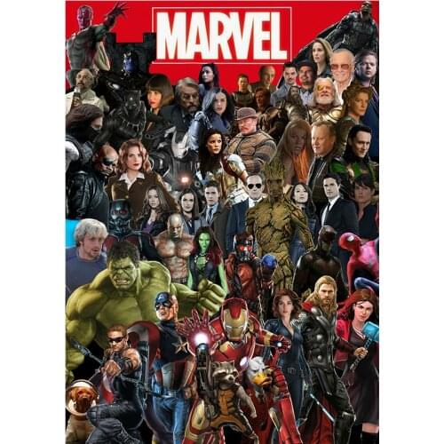 5D Diamond Painting Marvel Avengers Superhero Black Widow Loki Movie Cross Stitch Kit Diamond Embroidery Mosaic Rhinestones Gift