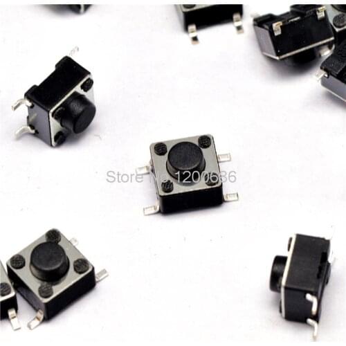 6 * 6 * 5MM touch switch patch 4 feet micro switch / button switch