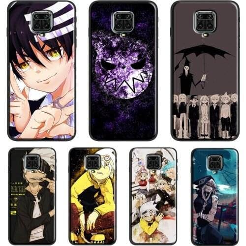 Anime Soul Eater For Xiaomi Redmi 9 9A 9C 9T K40 Funda For Redmi Note 10 Pro 8T 9S Note 9 8 7 Pro Soft Case