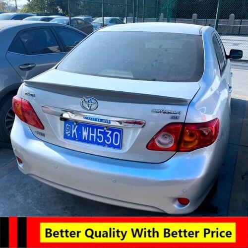UBUYUWANT For Toyota Corolla 2007-2012 Spoiler High Quality ABS Material Primer Color Car Rear Wing Decoration