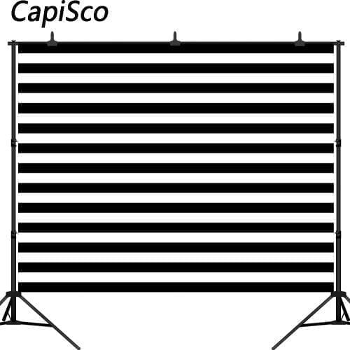 Capisco photography background black white stripes Custom name date simple birthday backdrop photo studio photocall wallpapers