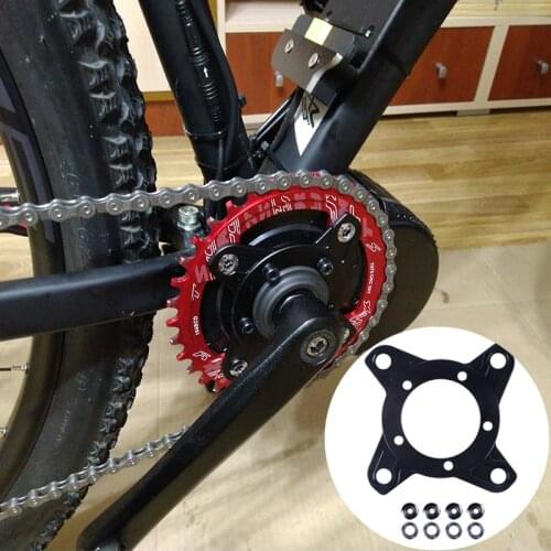 Bicycle Mid Motor Spider Chain Ring Adapter Chainring Spider Chain Ring Adapter for MTB Electric Bicycle Accessories