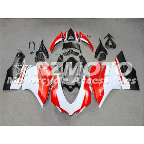 New ABS Plastic Shell Motorcycle Fairing kit Fit For Ducati 959 1299 Panigale 2015 2016 2017 2018 Bodywork Set Red White