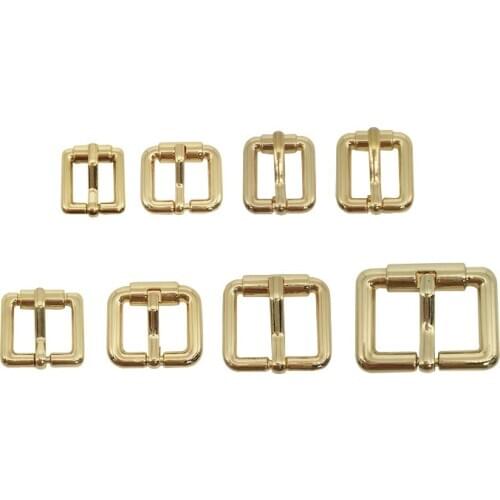 Metal Heavy Duty Handbag Strap Belt Web Adjust Roller Pin Buckle Snap Rectangle Ring Leather Craft Repair Thickness