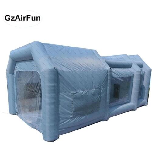 Inflatable Mobile Paint Spray Booth Tent For Car Care And Cleaning