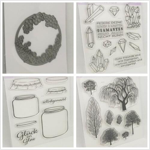 German Clear Stamp cutting die /Seal for DIY scrapbooking/photo album Decorative clear stamp sheets A6053
