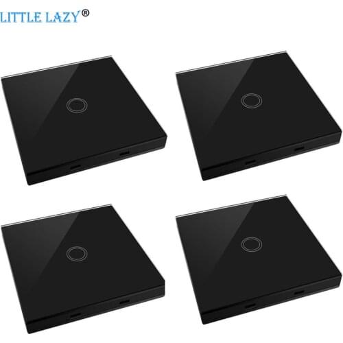 4pcs/lot RF433 RF 433Mhz Wireless Sticky Remote Controller distance 15-30m For Light RF 433 Wall Switch