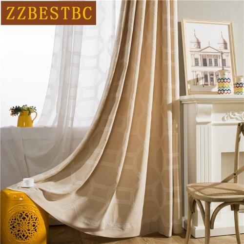 Modern And Exquisite Decoration Living Room Custom Curtains White Voile Curtain For The Living Room Kitchen Hotel Apartment