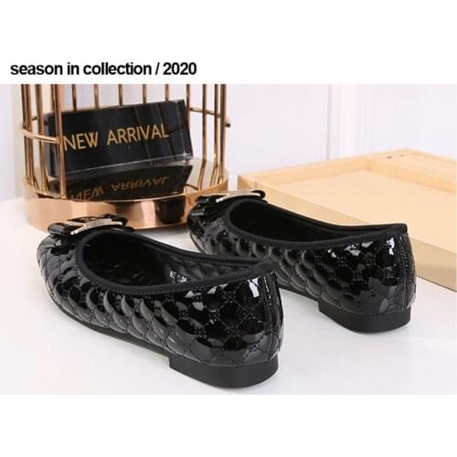 2021 Women Red Wine Classic Shallow Square Toe Flats Casual Woman Hasp Slip Square Toe comfort Shoes Black For Lady flat shoes