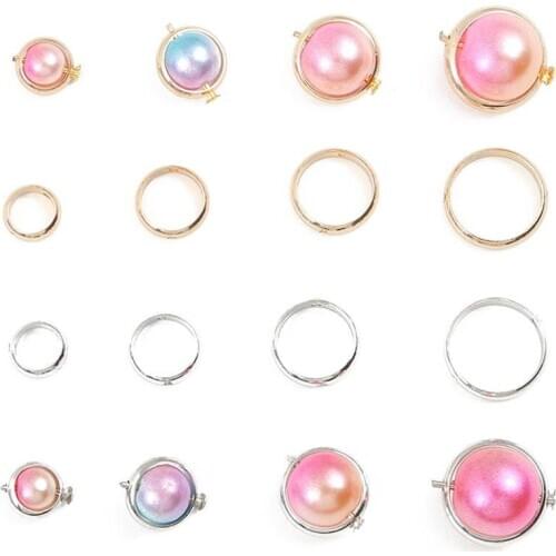 10Pcs/lot Brass Bead Buckle OT Clasps Fashion Toggle Clasps Buckle Connector For Diy Bracelet Necklace Jewelry Making