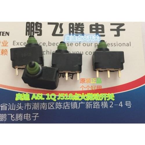 2PCS/lot MQS-4 micro switch for Audi J518 lock ignition switch ELV/ESL A6L Q7 steering wheel lock ECU board 3 straight feet