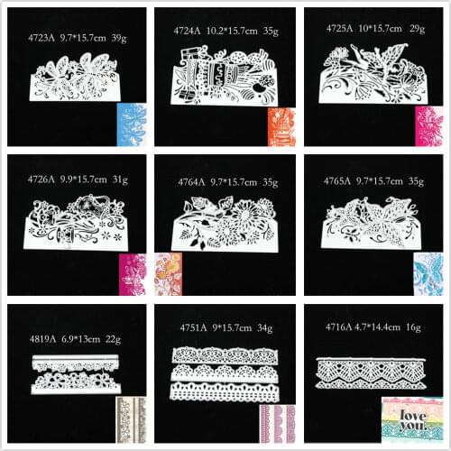 29 Styles) 2021 Wreath Lace Metal Cutting Dies DIY Scrapbooking Paper Photo Album Crafts Mould Cards Blade Punch Stencils