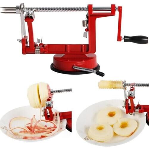 3 in 1 Multifunction stainless steel hand shake apple corer peeler fruit potato peeler + slice + to the core kitchen tool