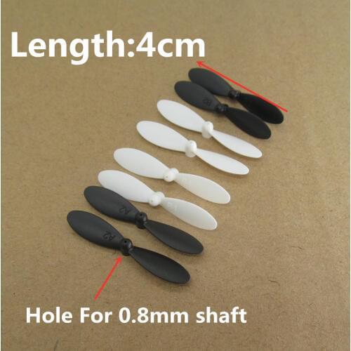 4.0*0.8cm 4cm 40mm Length 0.8mm Hole Main Blades Props Propellers For R/C Spare Parts Helicopter Quadcopter Access