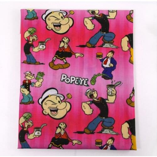 50*145cm Cartoon Patchwork Printed Polyester Cotton Fabric Tissue Sewing Quilting Fabrics Needlework Material DIY,c19000