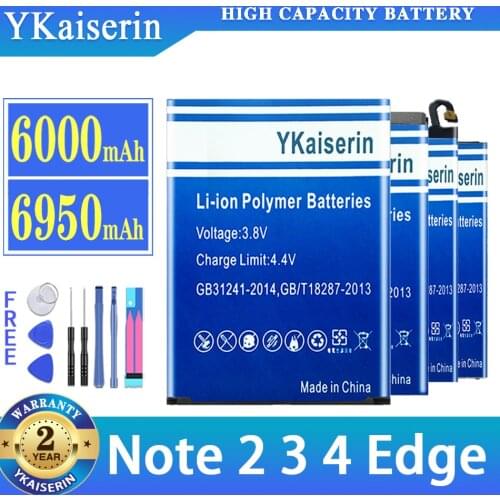 Battery For Samsung GALAXY Note 2 3 4 Edge N9150 4 Note4 N910 N910X SM-N915 Note 2 N7100 T889 Note3 N9000 N9005 N900 batterij