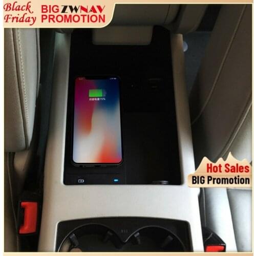 QI car wireless charger for Audi A6L/A7 2018 A6 2017-2018 Intelligent Infrared Fast Wireless Charging Car Phone Holder for iphon