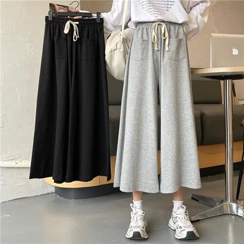 BADAWEN Women's Wide Trousers