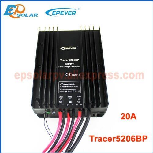 24V 20A battery charger MPPT EPEVER Solar power bank regulator 24V 520W system Tracer5206BP low price to USA/UK/Japan