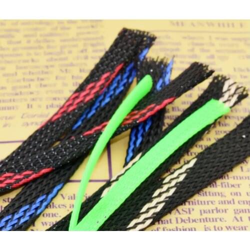 Free Ship 10m/lot red and black 6mm 3 weave mesh grid Snakeskin network/nylon wire Suspension network PET nylon net