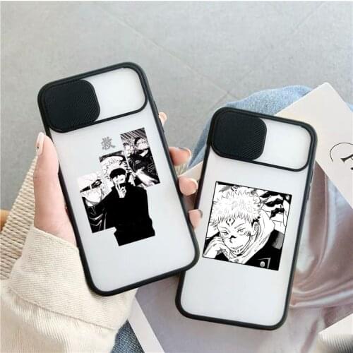 Jujutsu Kaisen Anime Phone Case for IPhone X 11 XR XS Pro MAX SE2 6S 7 8 Plus Soft Clear Shell for IPhone 12 Lens Protect Cover