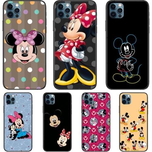 Fashion 2021 disney cartoon mouse funny Anime Phone Cases cover For iphone 11 Pro Max case 12 8 7 6 S XR PLUS X XS SE 2020 mini