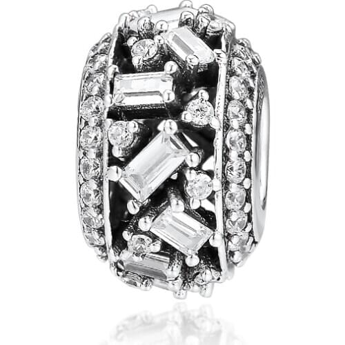 CKK Fits Pandora Bracelet Chiselled Elegance Charm For Jewelry Making Charms Sterling Silver 925 Original Bead Charm Kralen
