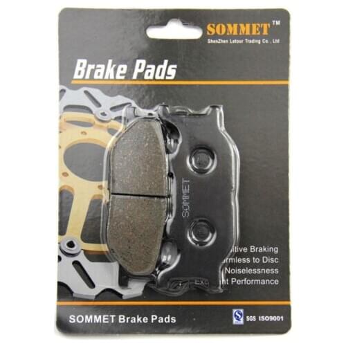 SOMMET Motorcycle Front Brake Pads Disks 1 pair for Yamaha CP 250 (EB71) Maxam/Morphus (05-08) CP250 LT199