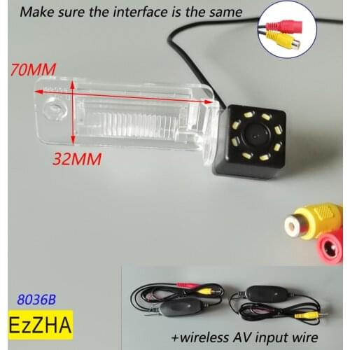 EzZHA HD CCD Starlight Parking HD Car Rear View 4 8 12 led Camera For Audi S5 Q7 A8 A6 A4 A3 2008-2014 Car Rear View Monitor