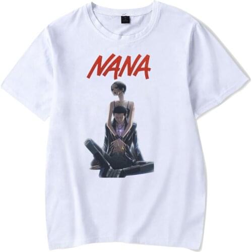Japanese Anime Nana Osaki Men Manga Woman T-Shirts Fashion Cotton Printed O-neck Streetwear Girl Top Harajuku Short Sleeves Tees