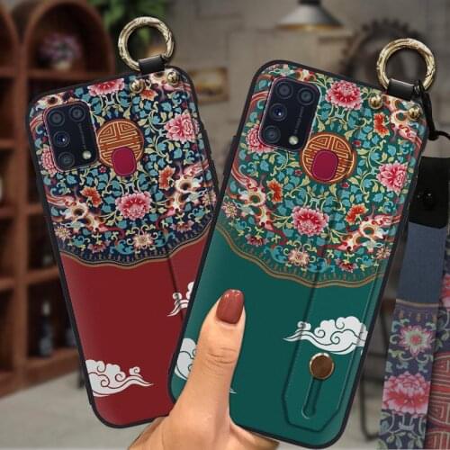 Dirt-resistant Anti-dust Phone Case For Samsung Galaxy M31/F41 Kickstand Cute Durable Shockproof