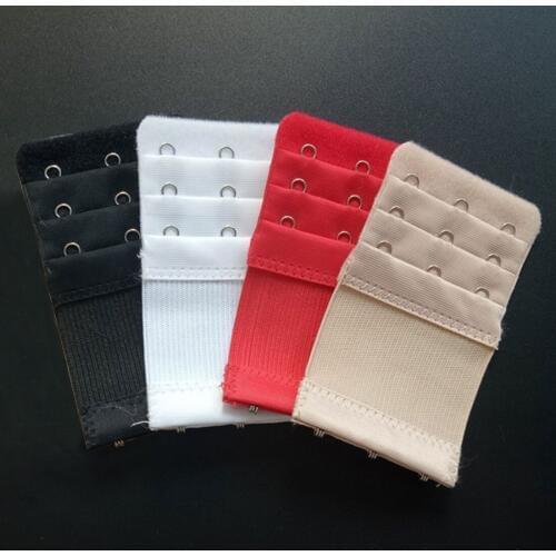 Hot 1PC/lot Bra Extenders Strap 3 Hooks 3 Rows Women Ajustable Intimates Lengthened Bra Hook Buckle Bra Extension Belt