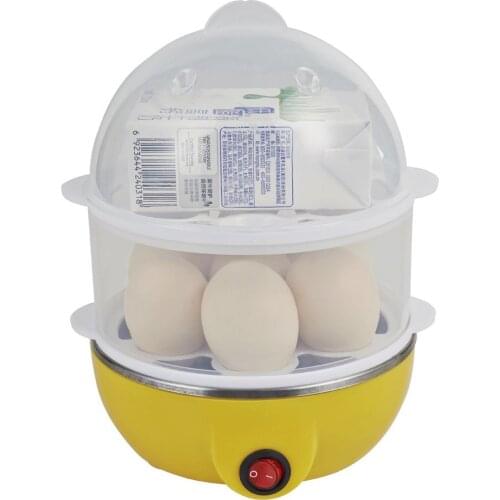 Multifunctional Double Layers Electric Smart Egg Boiler Cooker Household Kitchen Cooking Tool Utensil Egg Steamer Poacher ICOCO