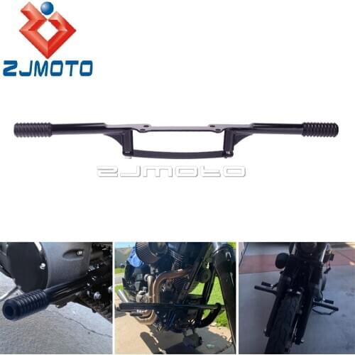 Motorcycle Passenger Peg Crash Bar Engine Guard Bumper Frame Protection For Harley Dyna FXR FXD FLD Street Bob Low Rider 2006-up