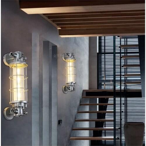 Retro Industrial Style Wall Lamp Restaurant Cafe Bar Lighting Corridor Aisle Balcony Indoor Home Decor Furniture LED Wall Light
