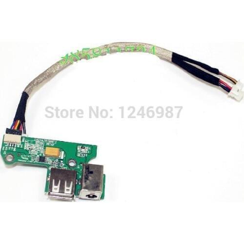 WZSM Wholesale Free Shipping New DC Power Jack USB Board with Cable 90w for HP Pavilion DV6000 F500 F700 V6000 V6700