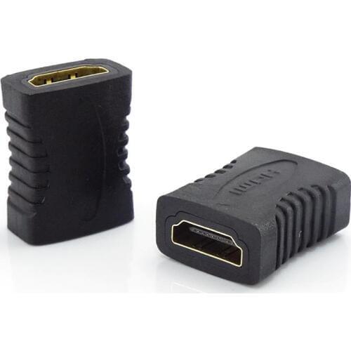 Female To Female HDMI-compatible Extender Joiner Connector Coupler Adapter Extender For Laptop TV Television 1080P 4K 3D A7